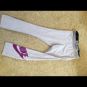Nike crop cotton running pants